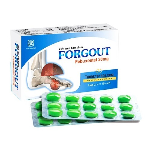 Forgout- liều thuốc tuyệt vời cho bệnh nhân gout